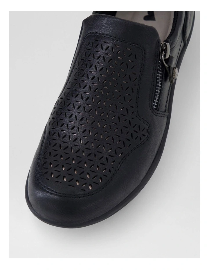 Eleyna Black Slip Ons image 4