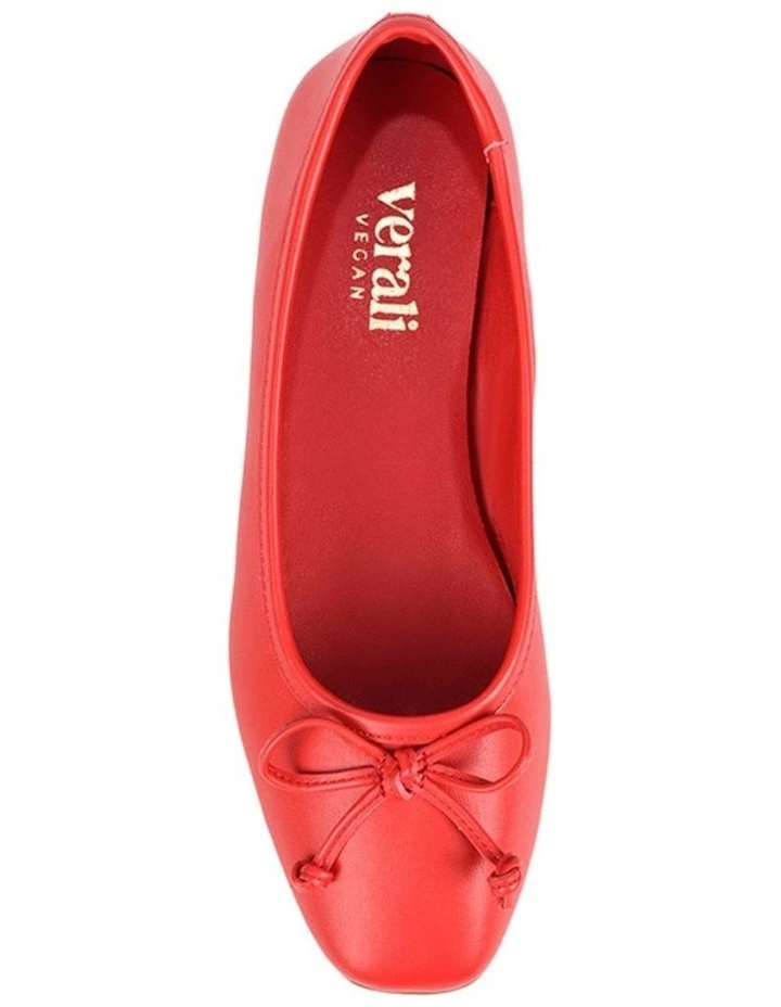 Eugenie Ballet Flats - Red image 3