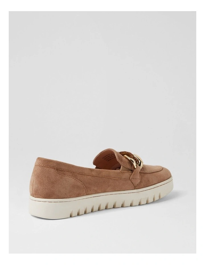 Tesshias Light Choc Suede Flat Shoes image 3