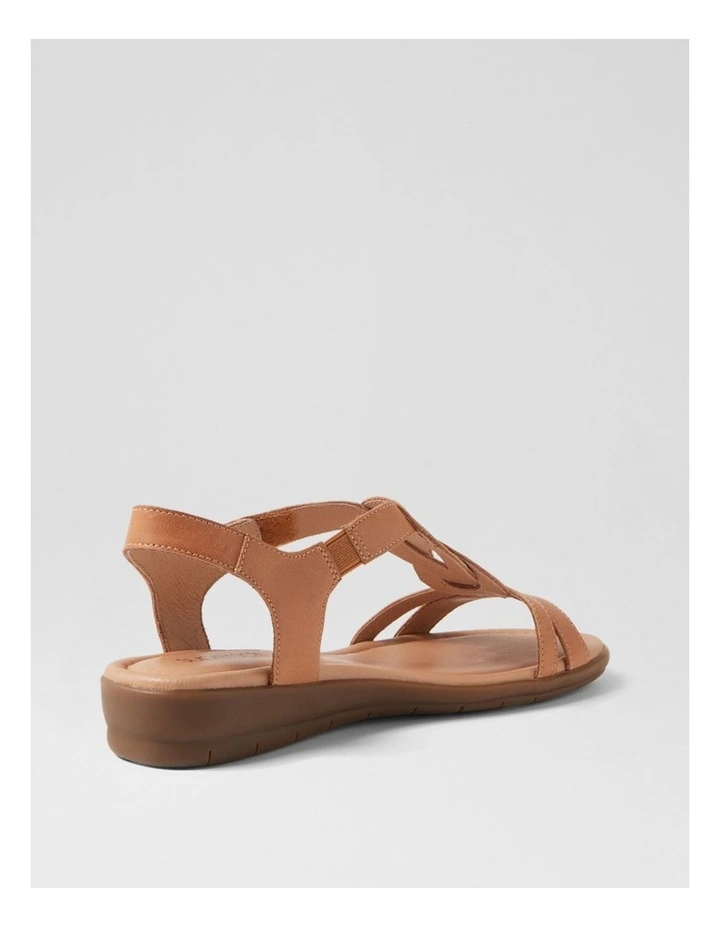 Famie Tan Leather Sandals image 3