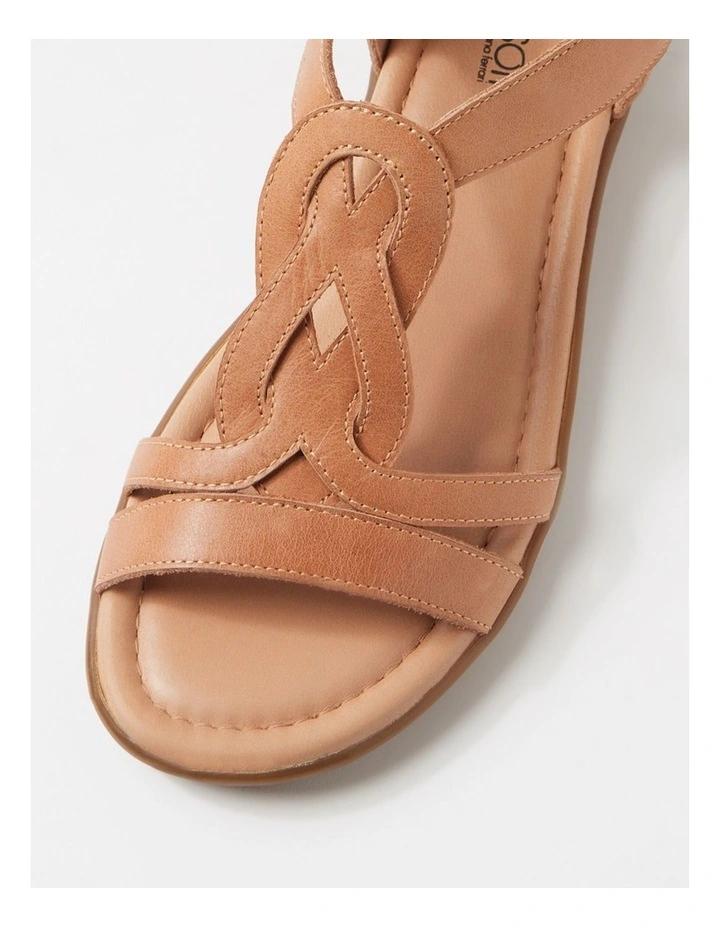 Famie Tan Leather Sandals image 4