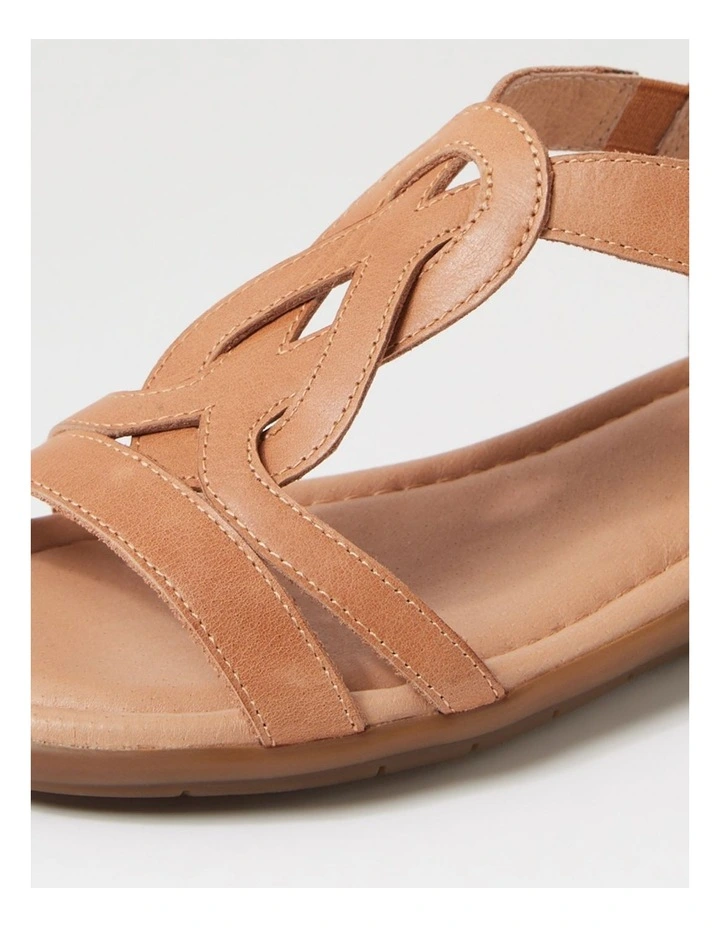 Famie Tan Leather Sandals image 5