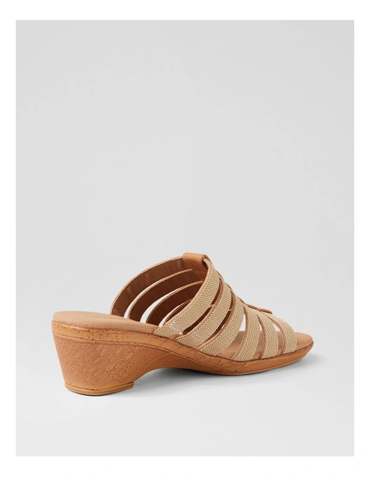 Victorias Natural Leather Elastic Sandals image 3