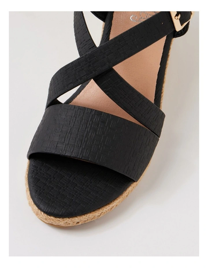 Felleque Black Weave Sandals image 4
