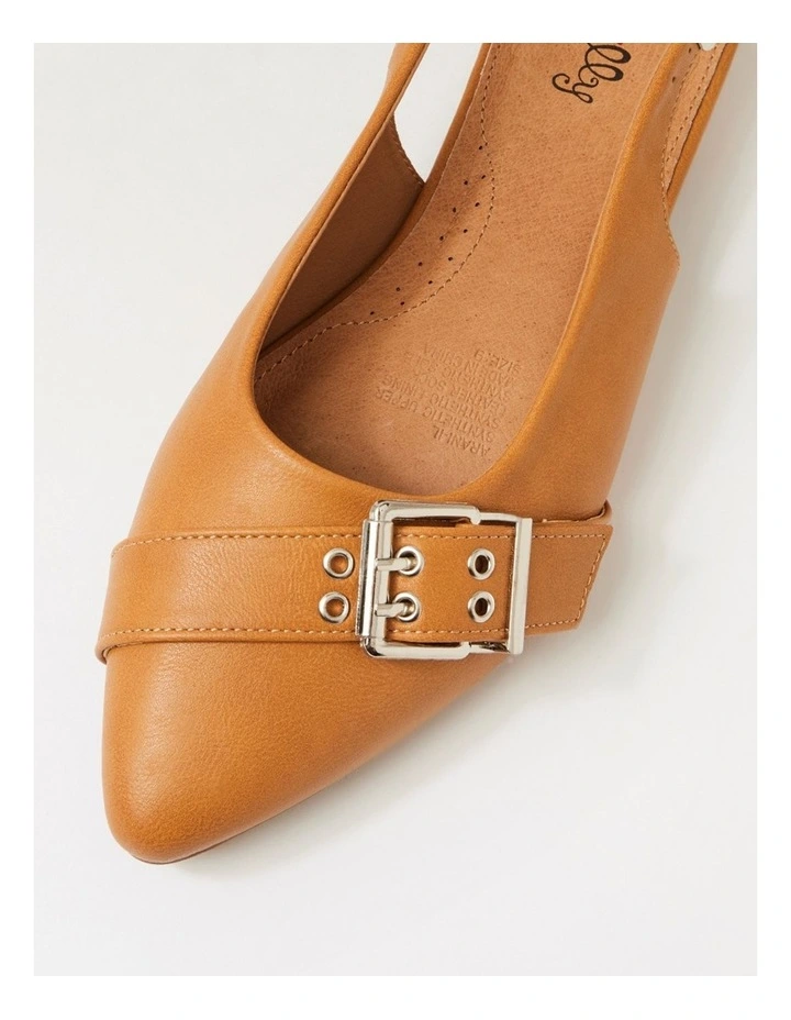 Arani Light Tan Flat Shoes image 4