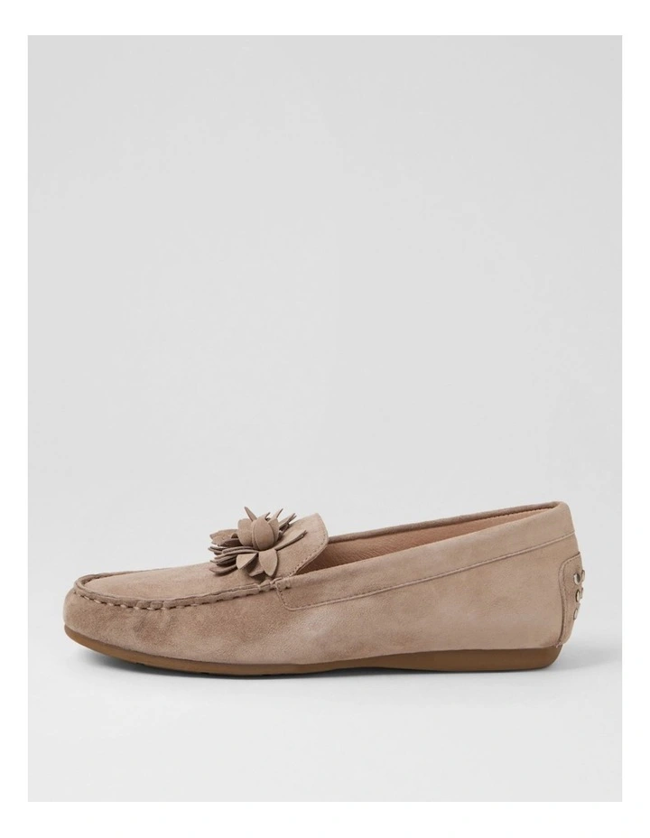 Errin Stone Suede Flat Shoes image 1