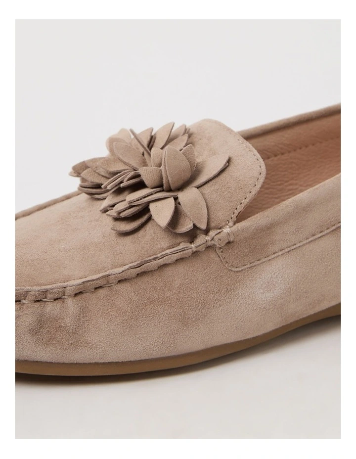 Errin Stone Suede Flat Shoes image 5