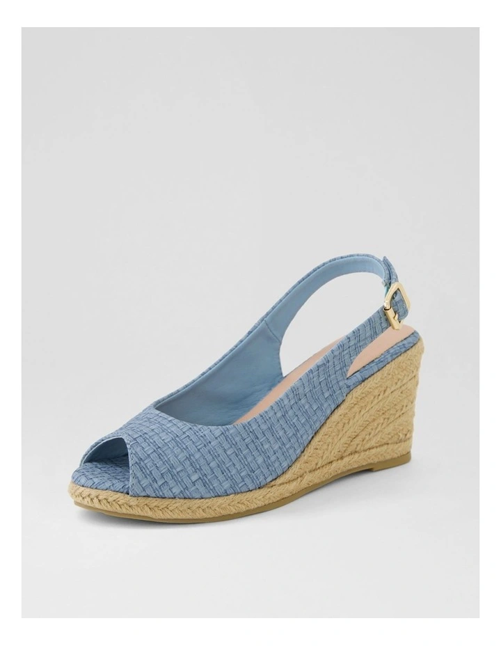 Fabiana Mid Blue Weave Sandals image 2