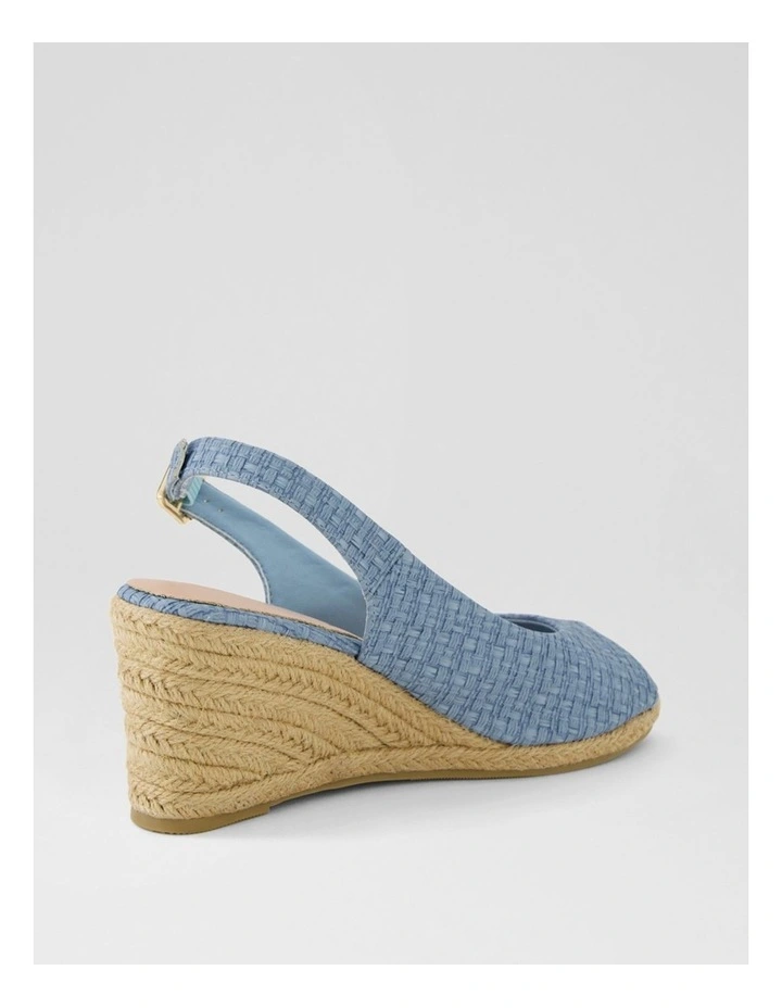 Fabiana Mid Blue Weave Sandals image 3