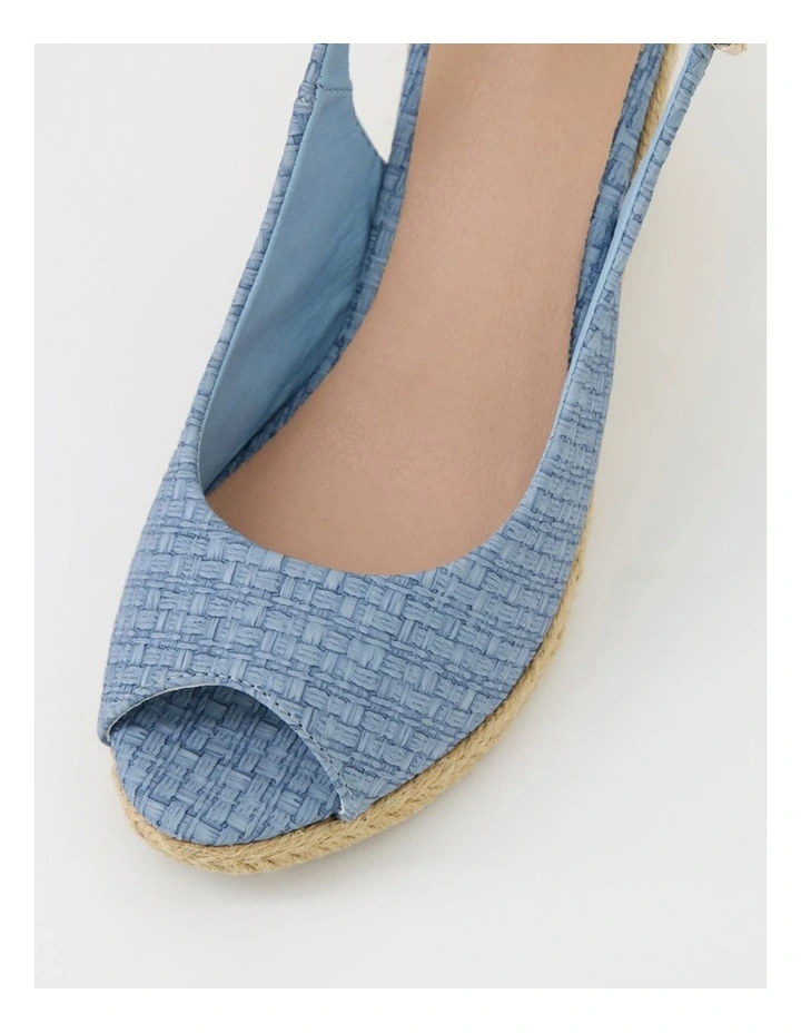 Fabiana Mid Blue Weave Sandals image 4