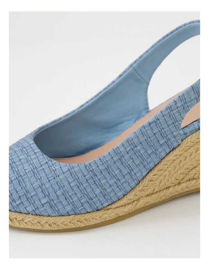 Fabiana Mid Blue Weave Sandals image 5