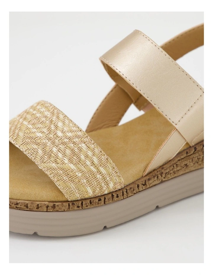 Nivara Rose Gold Multi Sandals image 5