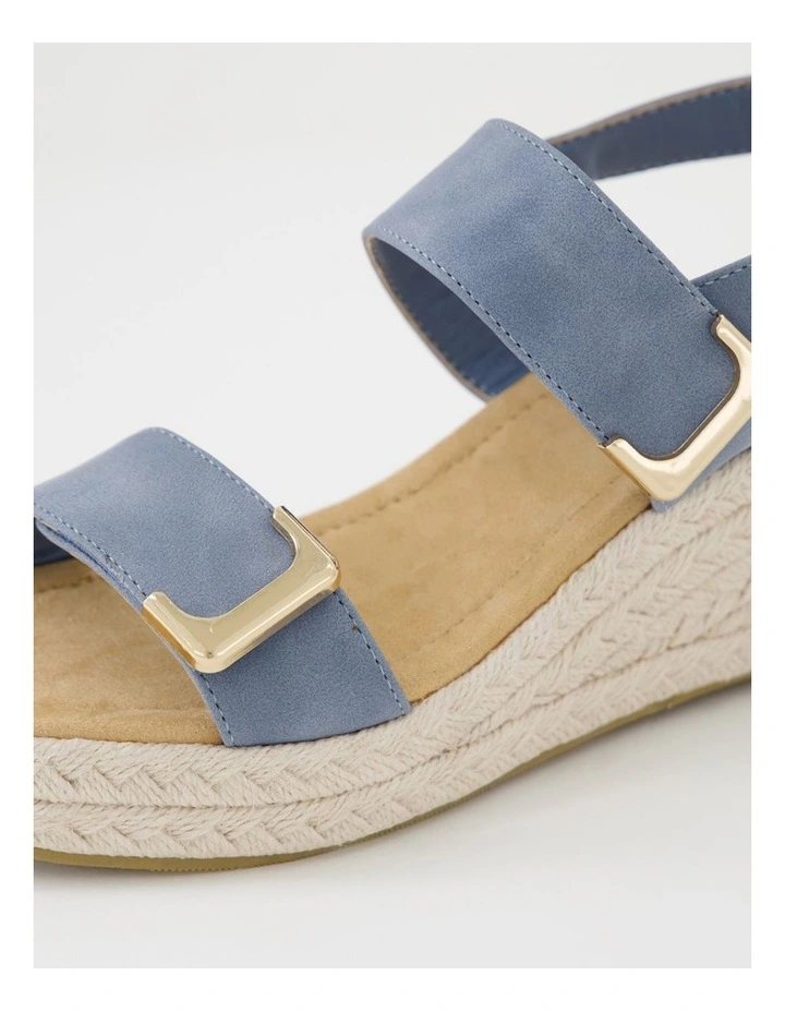 Strathilsa W Denim Nubuck Pu Sandals image 5