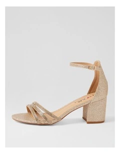 Jalim Champagne Glitter Sandals