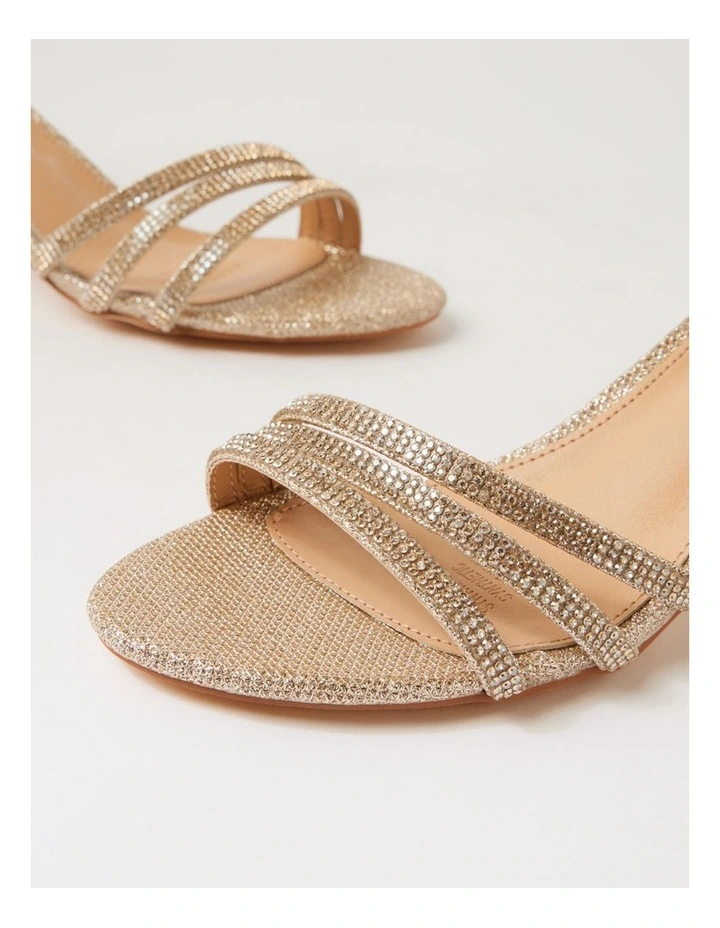 Jalim Champagne Glitter Sandals image 5