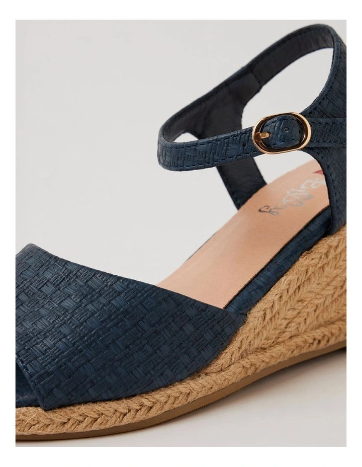 Frazzy Navy Weave Sandals image 5