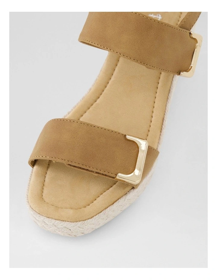 Strathilsa W Light Tan Nubuck Pu Sandals image 4