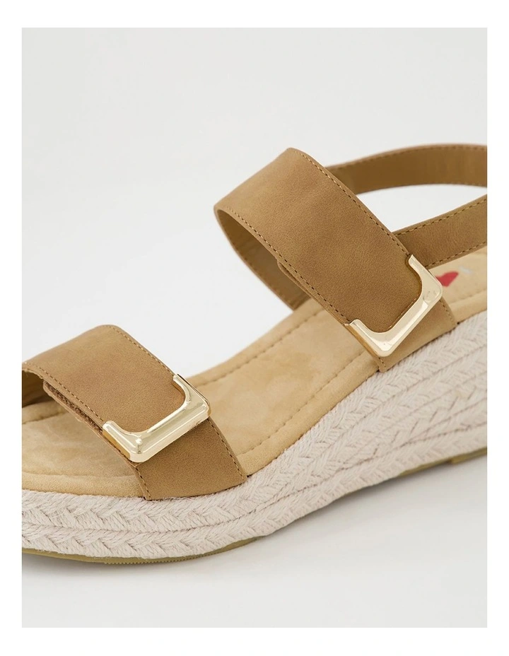 Strathilsa W Light Tan Nubuck Pu Sandals image 5