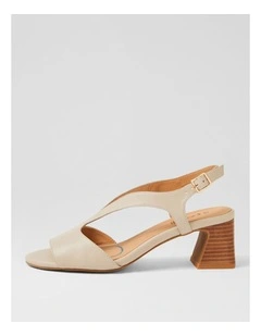 Jessia Almond Leather Sandals