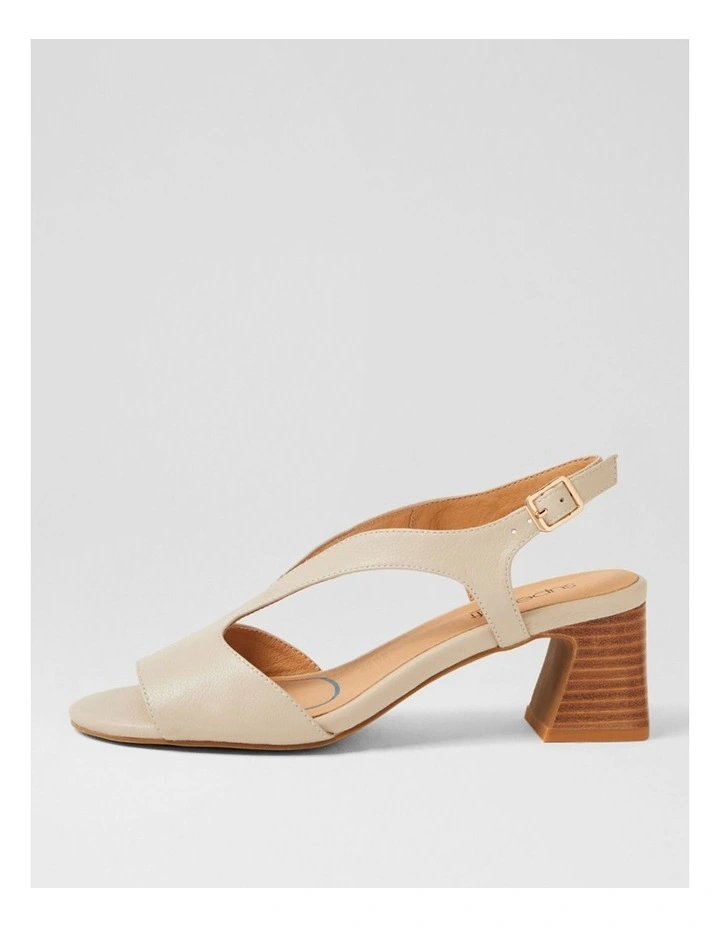 Jessia Almond Leather Sandals image 1