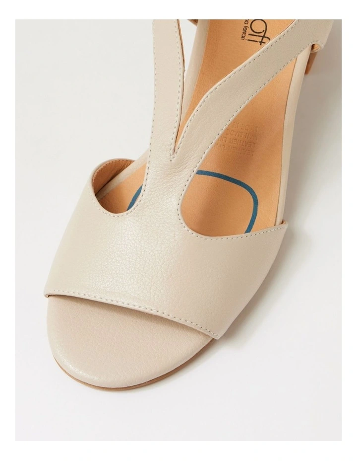 Jessia Almond Leather Sandals image 4