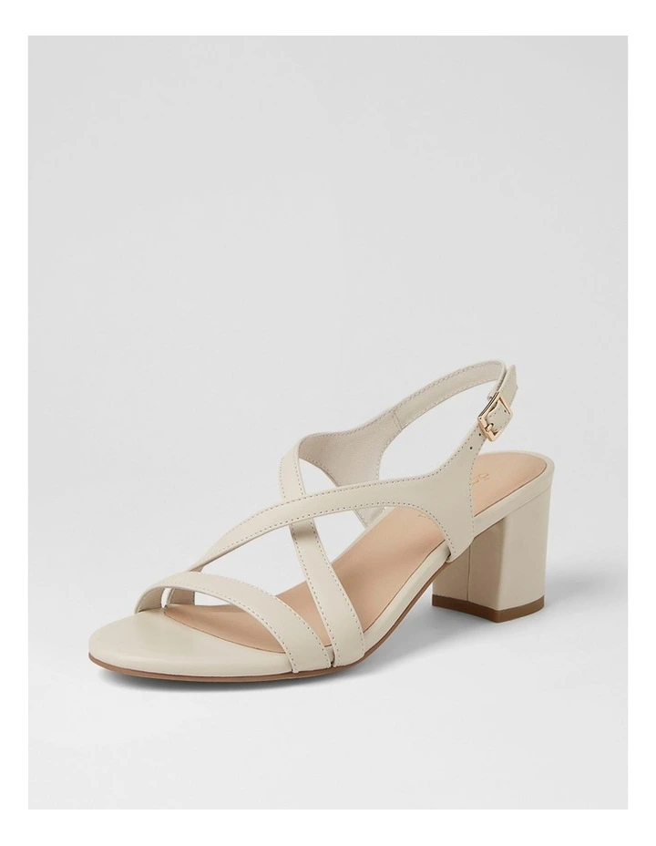 Geness Cream Leather Sandals image 2