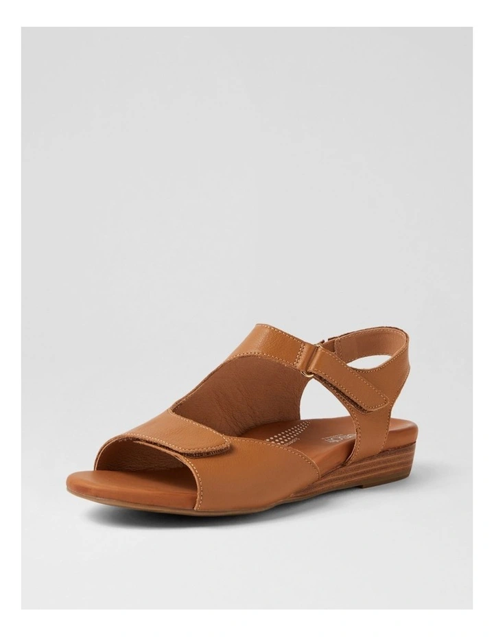 Jarrine Dark Tan Leather Sandals image 2