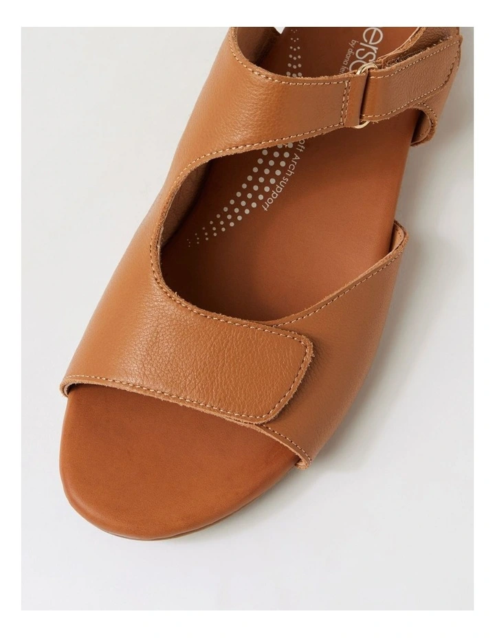 Jarrine Dark Tan Leather Sandals image 4