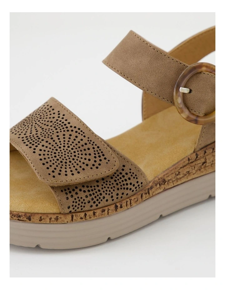 Nayela Light Choc Nubuck Pu Sandals image 5
