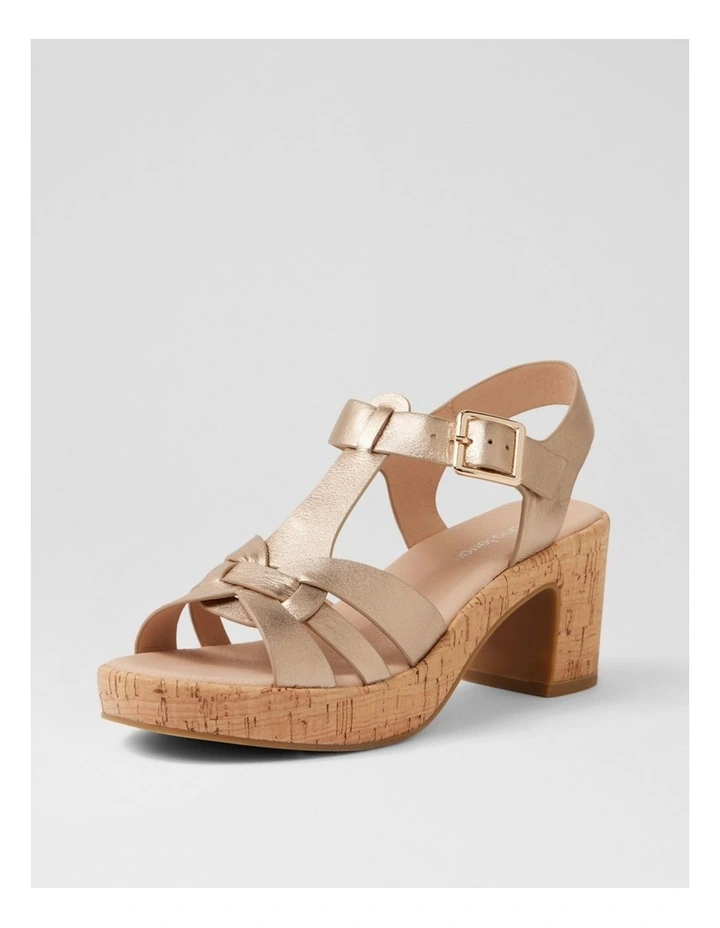 Billas Champagne Cork Leather Sandals image 2