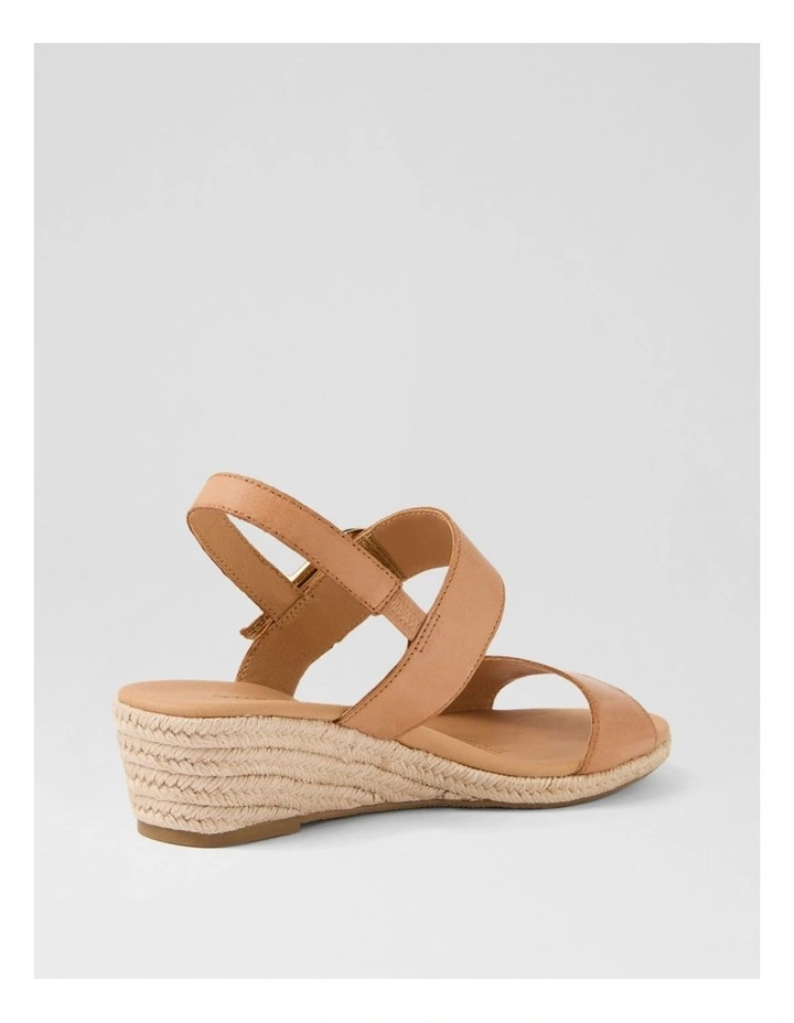 Hucy Dark Tan Leather Sandals image 3