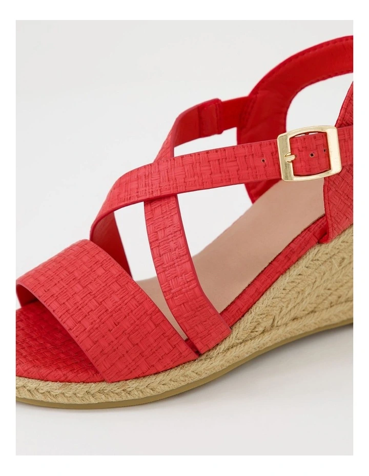 Felleque Red Weave Sandals image 5