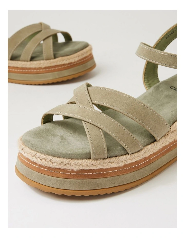 Rhone Khaki Sandals image 5