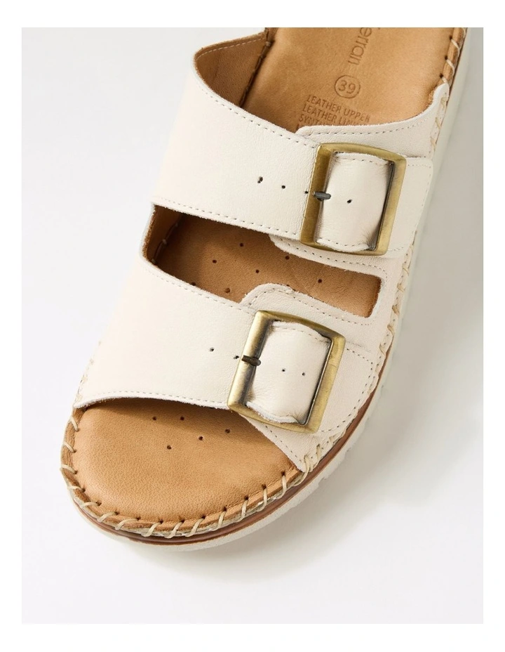 Isree Cream Leather Sandals image 4