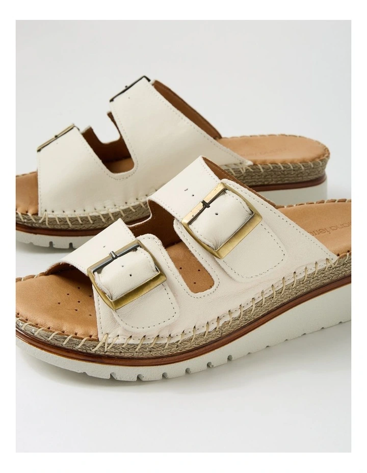 Isree Cream Leather Sandals image 5