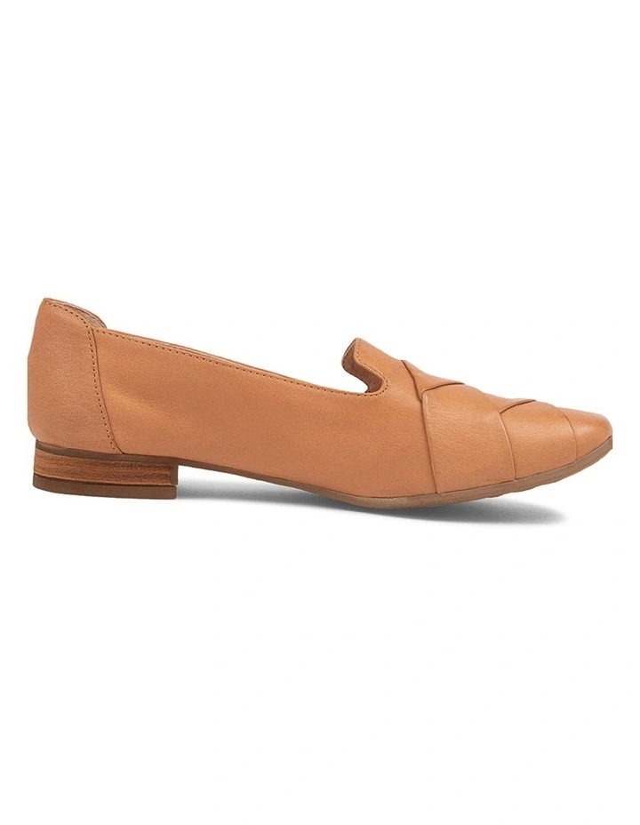 TILONY DARK TAN LEATHER LOAFERS image 4