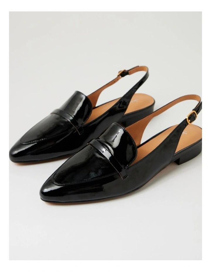 Dainer Black Patent Leather Slingback image 5