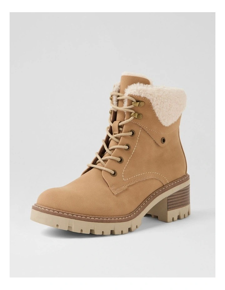 Gaspish Sand Nubuck Pu Ankle Boots image 2