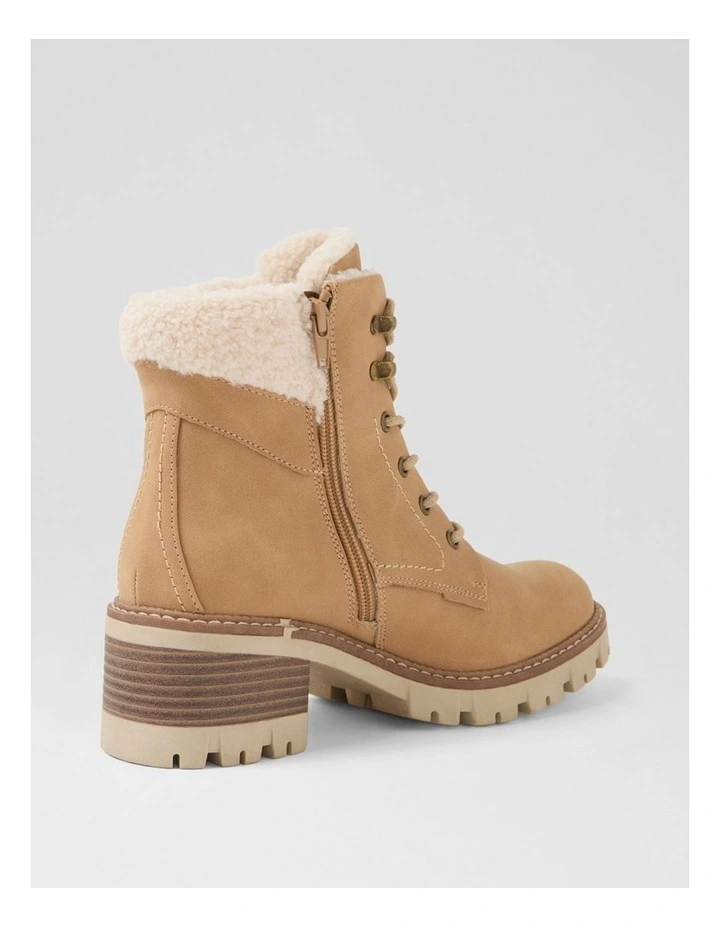 Gaspish Sand Nubuck Pu Ankle Boots image 3