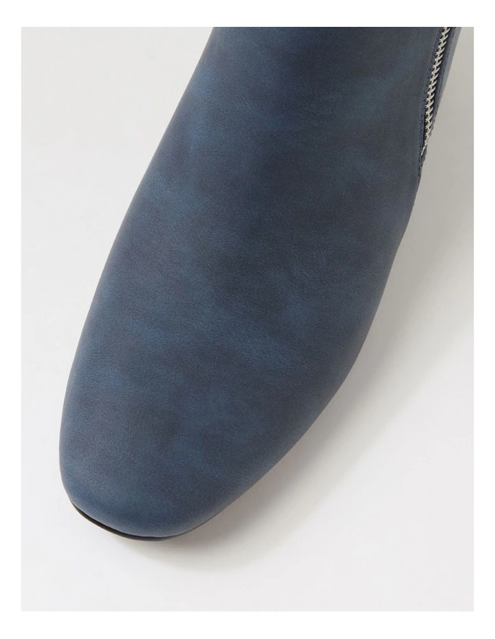 Hamble Navy Ankle Boots image 4