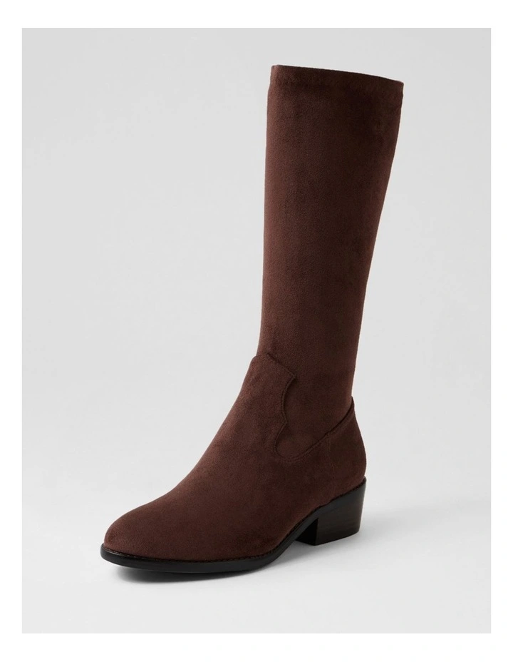 Galt Choc Stretch Microsuede Knee High Boots image 2