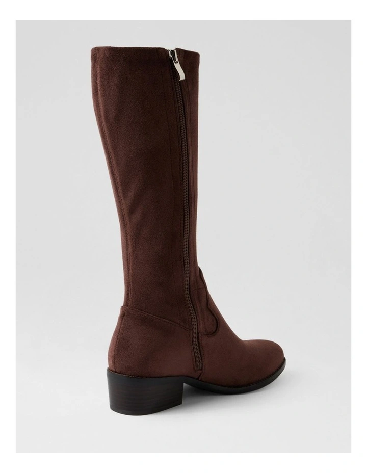 Galt Choc Stretch Microsuede Knee High Boots image 3