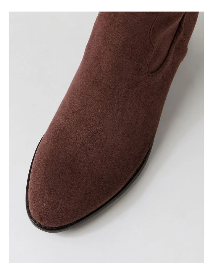 Galt Choc Stretch Microsuede Knee High Boots image 4