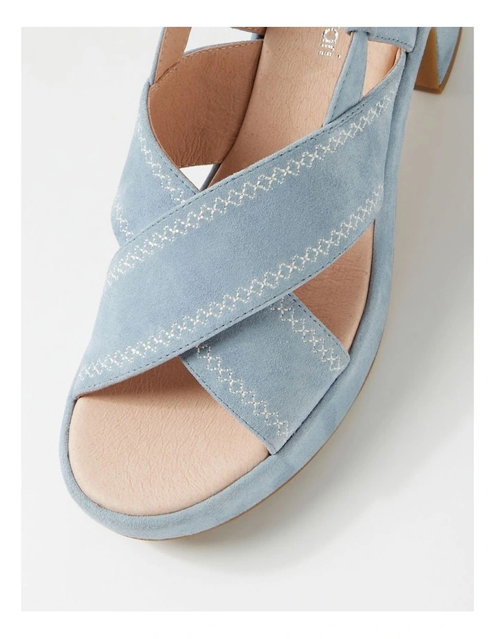 Bynndi Denim Suede Sandals image 4
