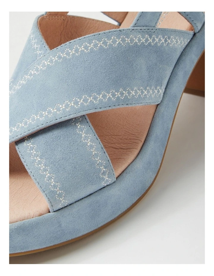 Bynndi Denim Suede Sandals image 5