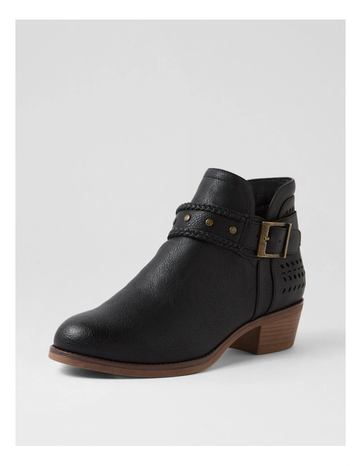 Tintan Black Ankle Boots image 2