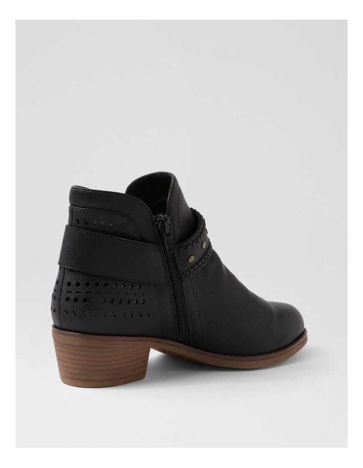 Tintan Black Ankle Boots image 3