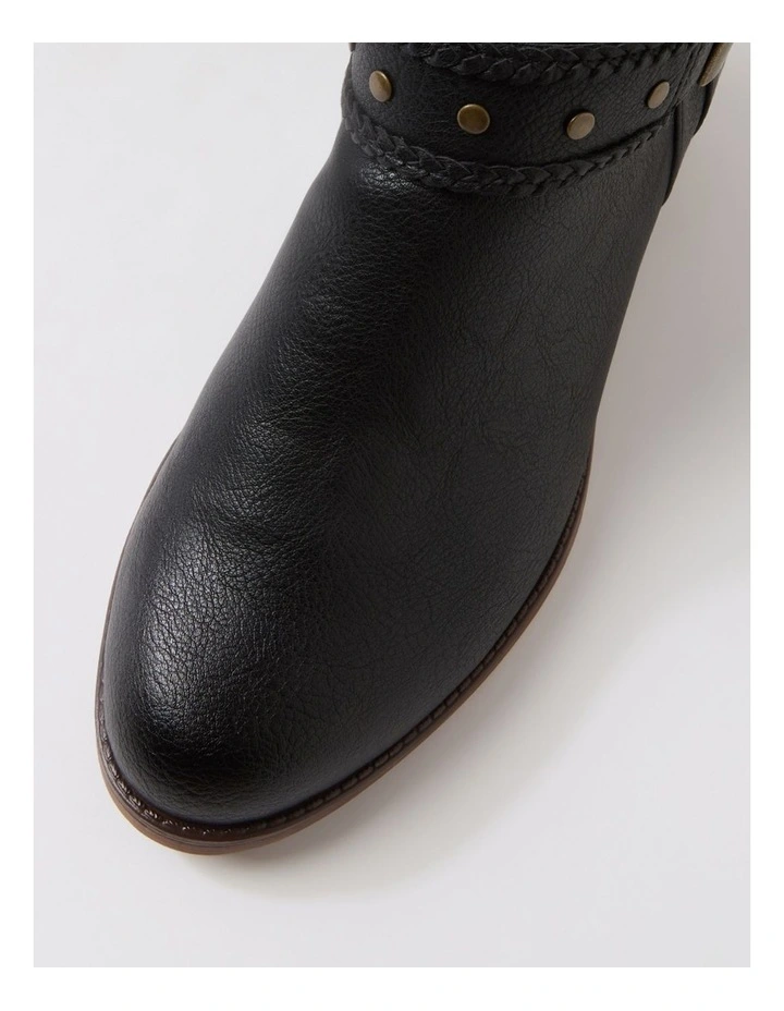 Tintan Black Ankle Boots image 4