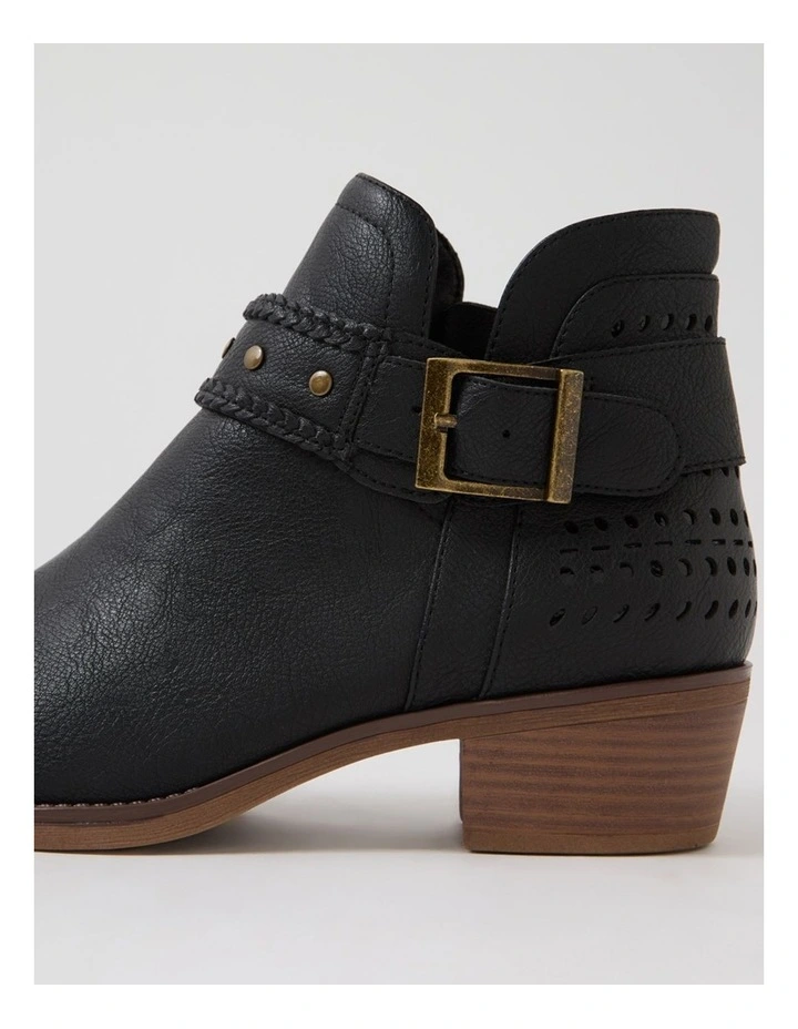 Tintan Black Ankle Boots image 5