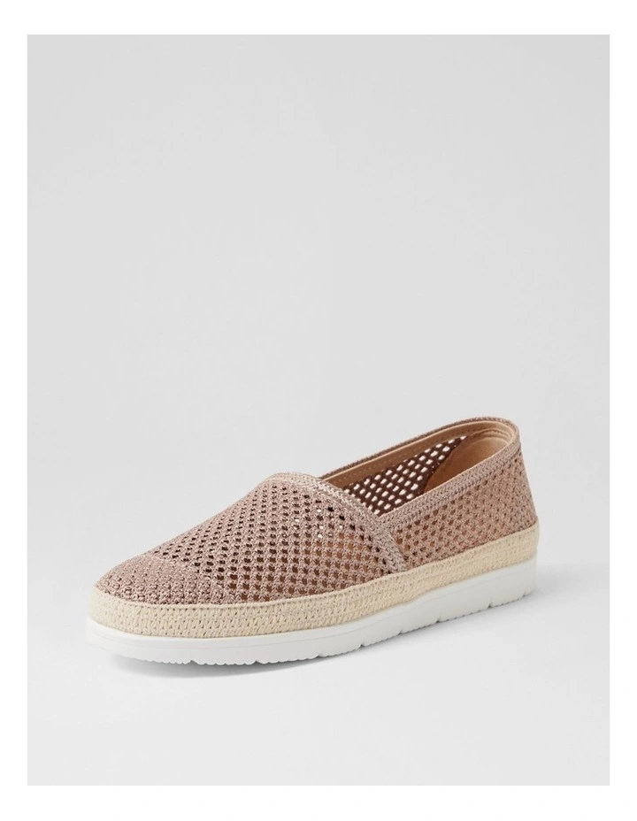 Merrik Blush Weave Flat Slip On Shoes image 2